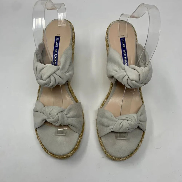 Stuart Weitzman Sarina Espadrille Wedge‎ Sandals - Picture 2 of 12